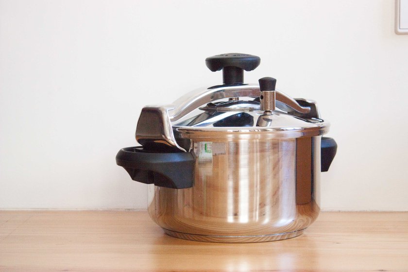 Pressure cooker by Silampos. Made in Portugal.