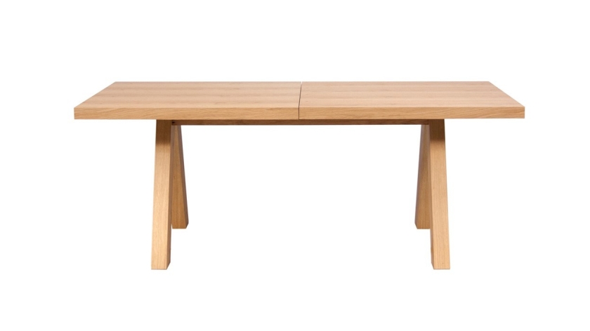 Apex wood dinning table by Tema Home.